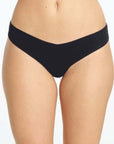 Commando Low Rise Thong Color: Black Size: S/M at Petticoat Lane  Greenwich, CT