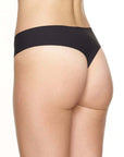 Commando Butter Mid-Rise Thong Color: Black, Nude, Blush, Cinnamon, Seal, Vine Size: XS, S, M, L at Petticoat Lane  Greenwich, CT