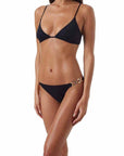 Melissa Odabash Denver Bikini in Black Size: S, M  at Petticoat Lane  Greenwich, CT