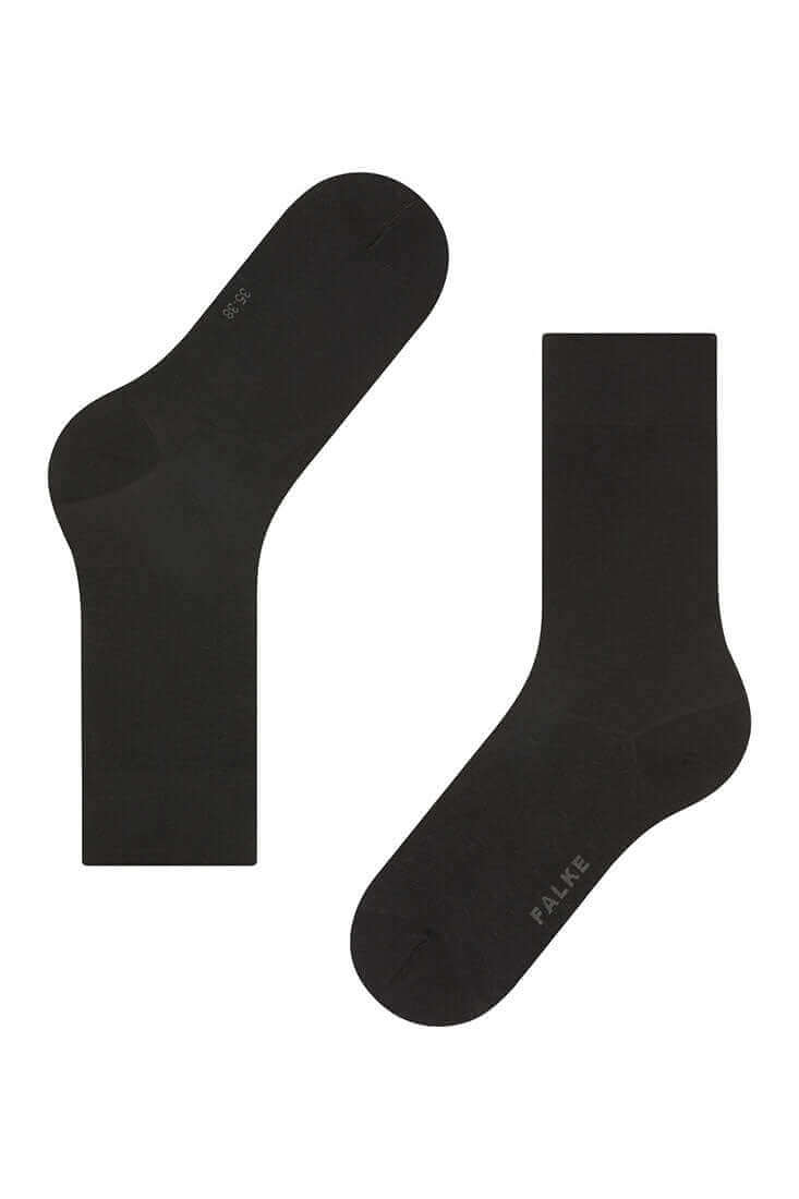 Falke Sensual Cashmere Women's Socks Color: Black, Anthra. Mel Size: 35-38, 39-42 at Petticoat Lane  Greenwich, CT
