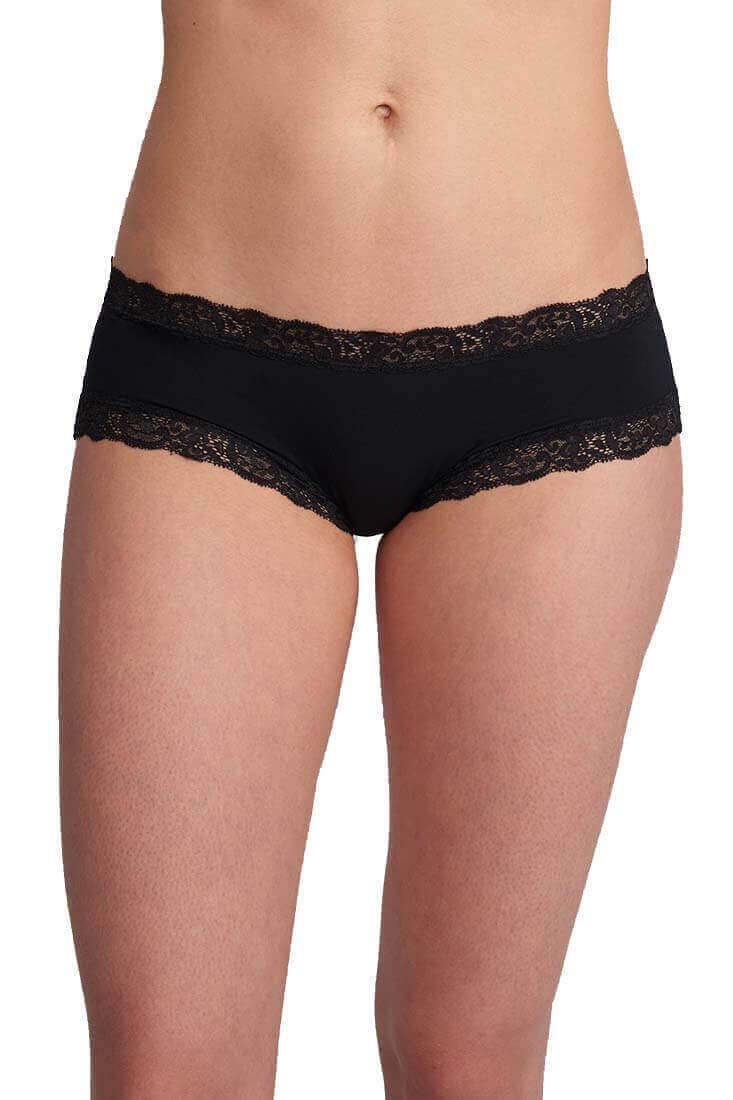 Fleur't Iconic Boyshort Color: Black Size: S at Petticoat Lane  Greenwich, CT