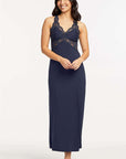 Fleur't Lace T-Back Gown Color: Twilight Size: S at Petticoat Lane  Greenwich, CT