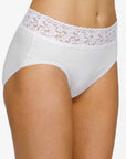 Hanky Panky Supima Cotton French Brief Color: Chai, White, Black Size: XS, S, M, L, XL at Petticoat Lane  Greenwich, CT