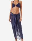 Melissa Odabash Pareo Color: White, Black, Navy, Celeste, Hot Pink, Tropical Blue  at Petticoat Lane  Greenwich, CT