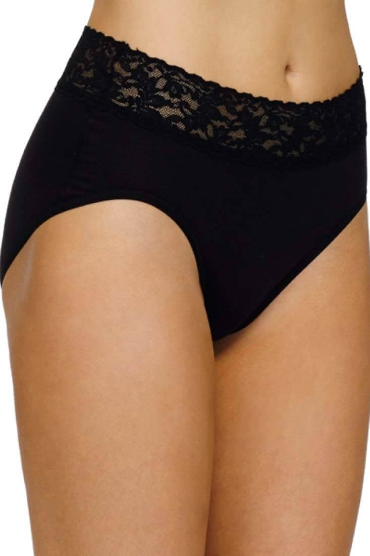 Hanky Panky Supima Cotton French Brief in Black