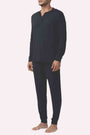 Eberjey Henry Men's Long PJ Set Color: Charcoal Size: S at Petticoat Lane  Greenwich, CT