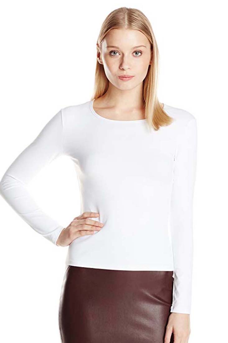 Only Hearts Long Sleeve Crewneck Color: White Size: S at Petticoat Lane  Greenwich, CT