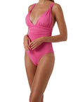 Melissa Odabash Panarea One Piece in Flamingo Size: S/42  at Petticoat Lane  Greenwich, CT