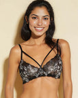 Paradiso Underwire Demi Cup Bra in Shades of Grey