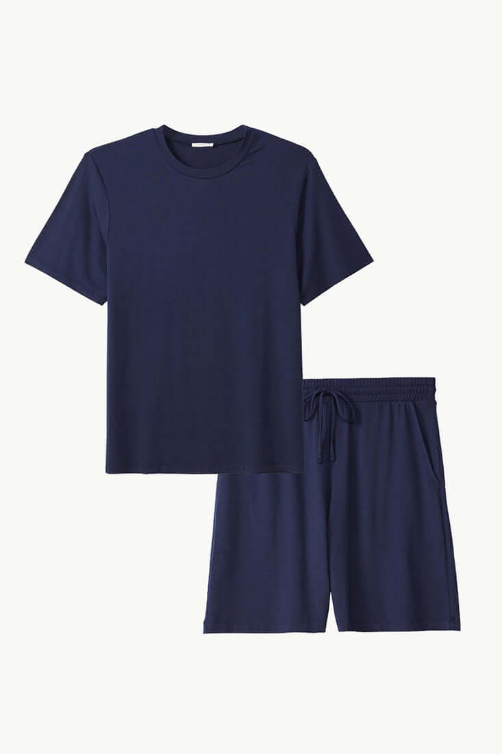 Eberjey Henry Mens Short Set Color: Navy Size: XS at Petticoat Lane  Greenwich, CT