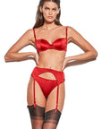 Fleur Du Mal Luxe Thong Color: Red Size: XS at Petticoat Lane  Greenwich, CT
