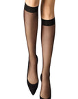 Wolford Individual 10 Knee Highs Color: Black Size: S at Petticoat Lane  Greenwich, CT
